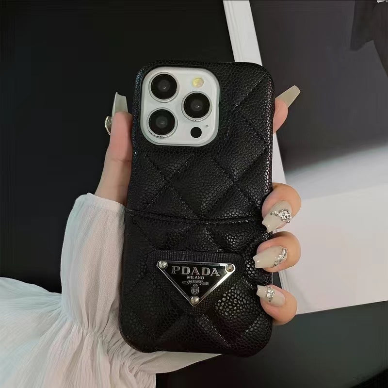Custodia nera alla moda per iPhone