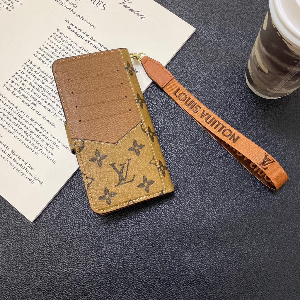 Classic Wallet Holder Leather Phone Case