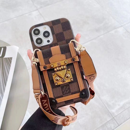 Fashion Card L Bag with Rope iPhone Case - ERPOQ