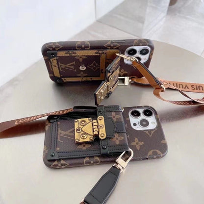 Fashion Card L Bag with Rope iPhone Case - ERPOQ