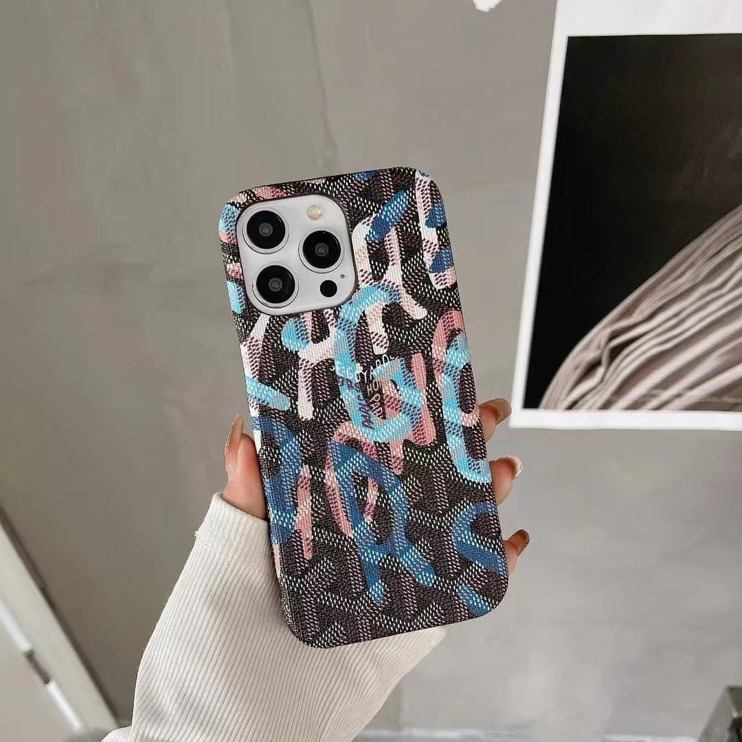 Schwarzes, mehrfarbiges Galaxy-Case für Samsung