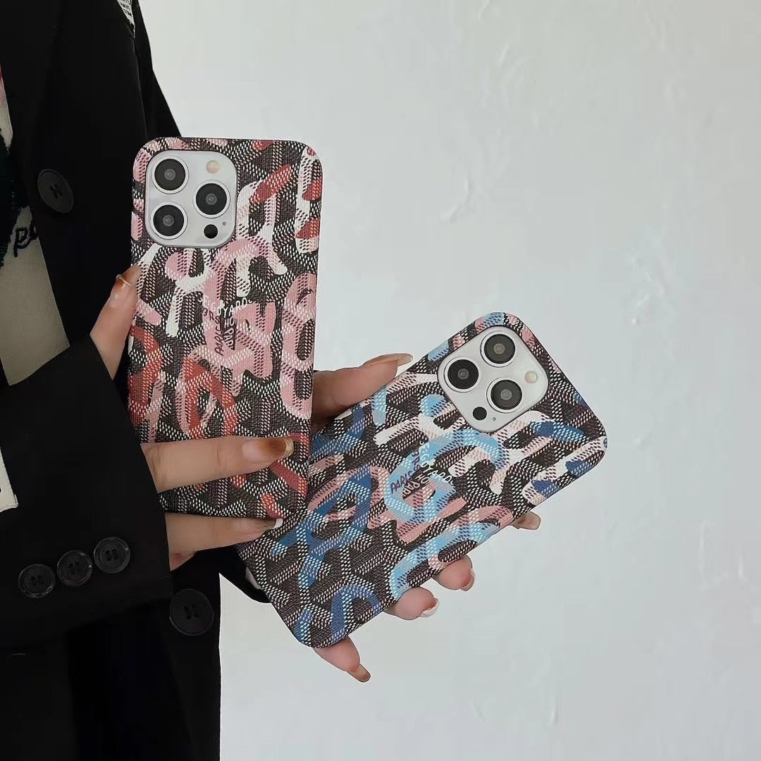 Schwarzes, mehrfarbiges Galaxy-Case für Samsung
