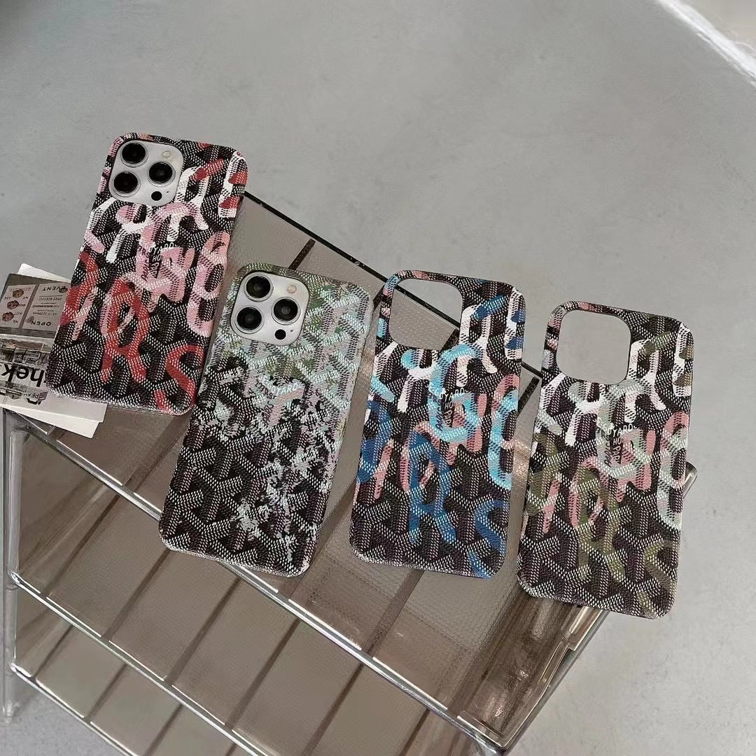 Schwarzes, mehrfarbiges Galaxy-Case für Samsung