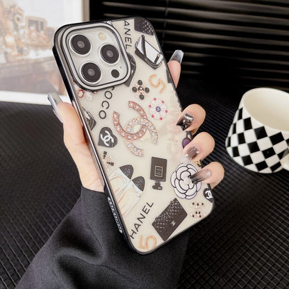 Transparent Design Phone Case For iPhone