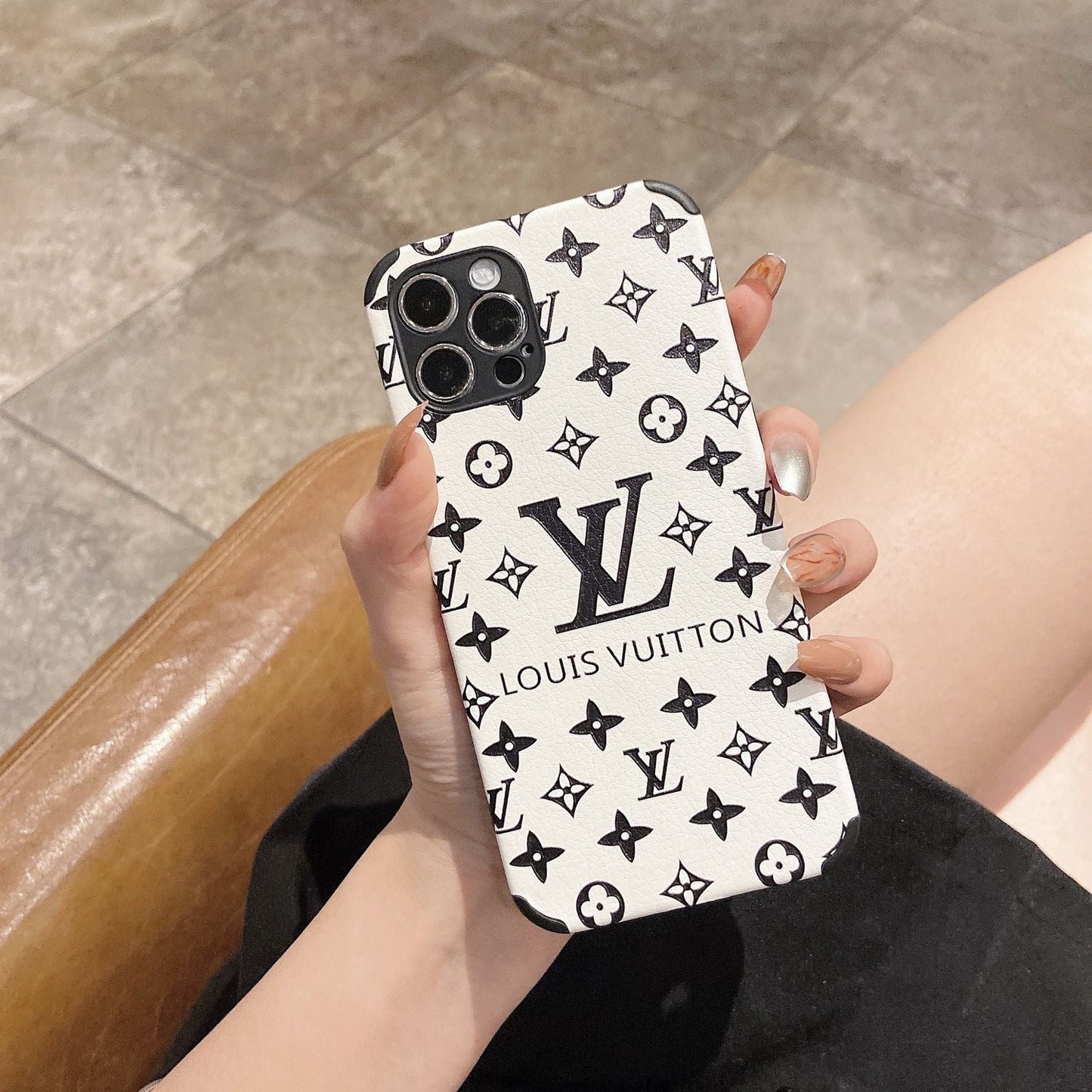 White Full Phone Case For iPhone