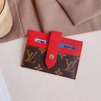 Rose Card Holder Wallet