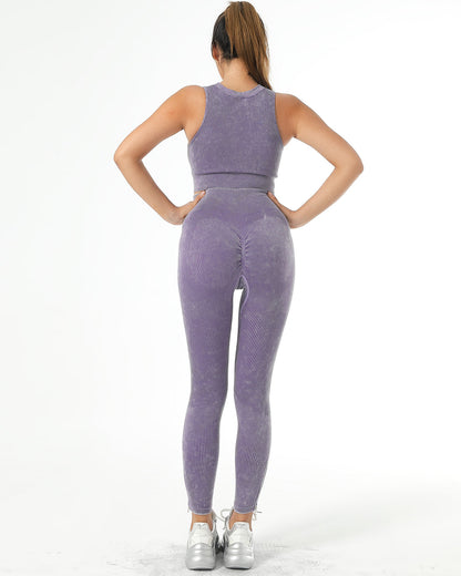 Leggings senza cuciture Isabella - Viola