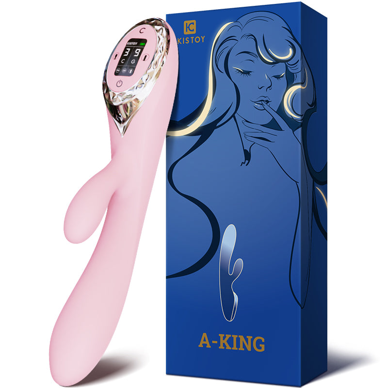 Dildo vibrante gonfiabile a forma di coniglio KISTOY A-King Air