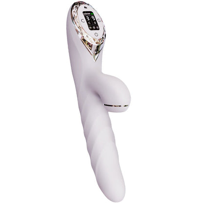 KISTOY A-King Max Dildo vibrante a forma di coniglio che spinge e succhia