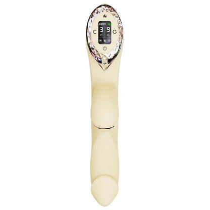 Dildo vibrante a forma di coniglio con ventosa riscaldante KISTOY A-King Pro