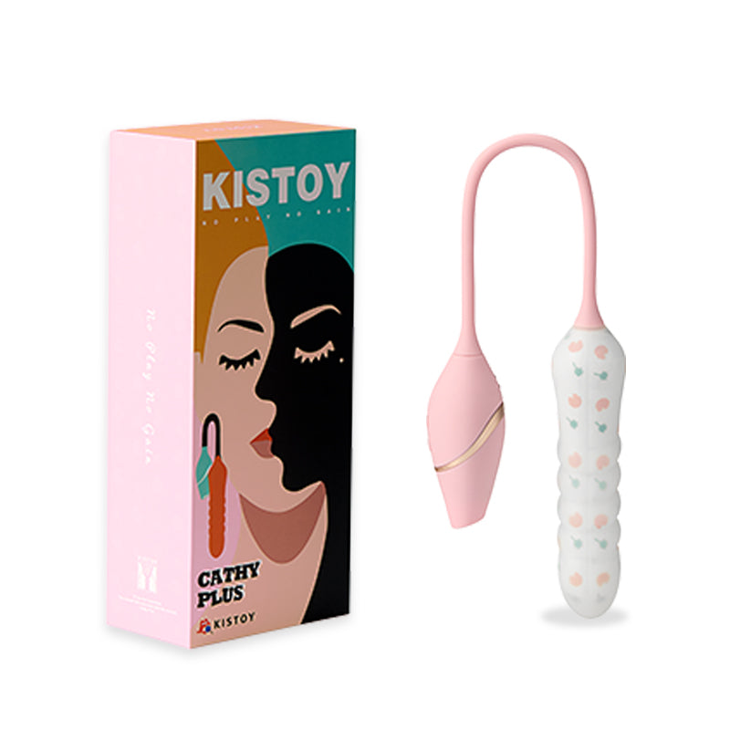 KISTOY Cathy Plus Vibratore a uovo con spinta e suzione