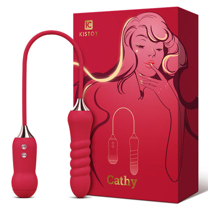 KISTOY Cathy - Vibratore a uovo che spinge e succhia