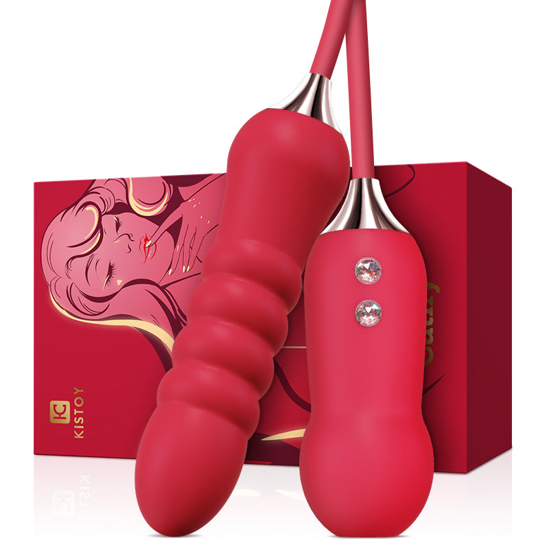 KISTOY Cathy - Vibratore a uovo che spinge e succhia