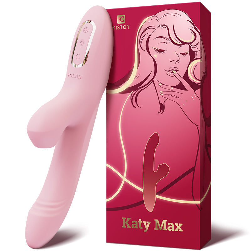 KISTOY Katy Max Dildo vibrante con rotazione e aspirazione a forma di coniglio