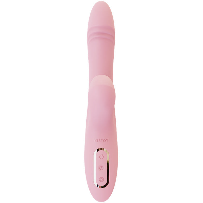 KISTOY Katy Max Dildo vibrante con rotazione e aspirazione a forma di coniglio
