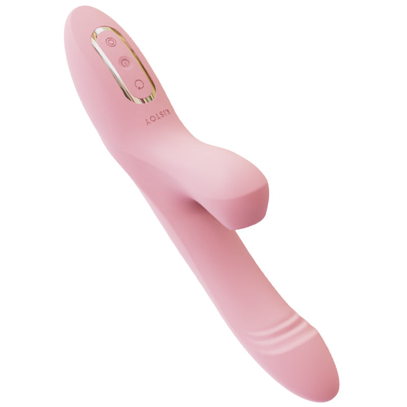 KISTOY Katy Max Dildo vibrante con rotazione e aspirazione a forma di coniglio