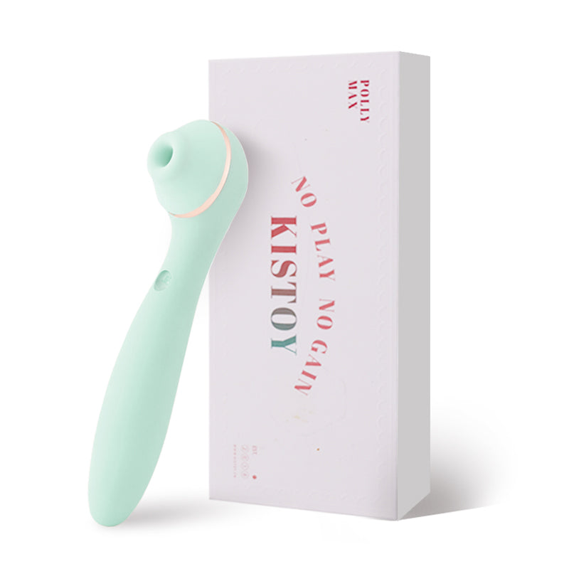 KISTOY Polly Max Vibratore per aspirazione del clitoride e punto G controllato da app