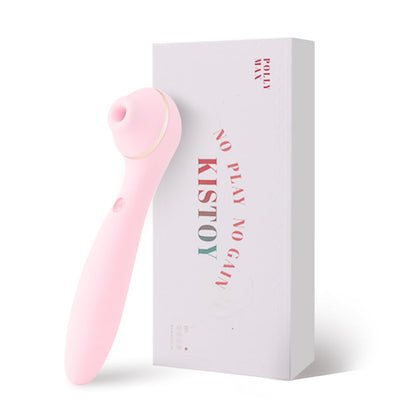 KISTOY Polly Max Vibratore per aspirazione del clitoride e punto G controllato da app