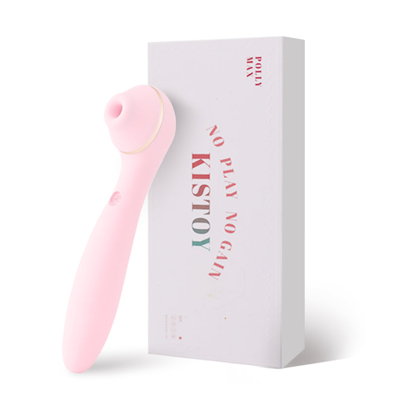 KISTOY Polly Max Vibratore per aspirazione del clitoride e punto G controllato da app