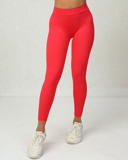 Leggings Lucia Scrunch - Rosso