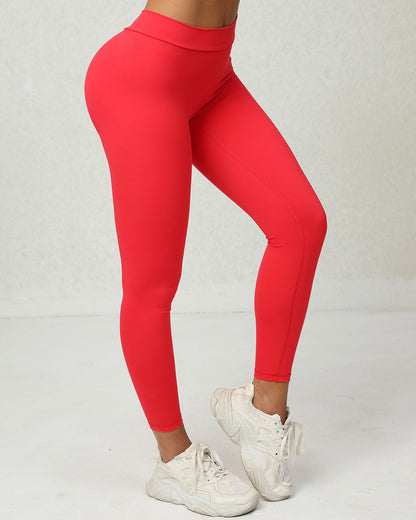 Leggings Lucia Scrunch - Rosso