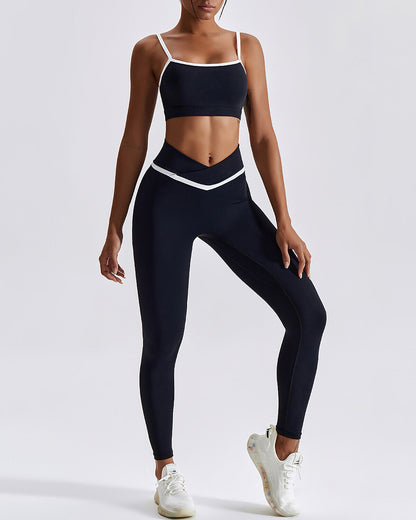 Leggings senza cuciture Natalie - Nero