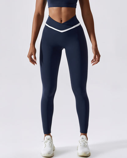 Leggings senza cuciture Natalie - Blu