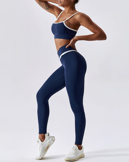 Leggings senza cuciture Natalie - Blu