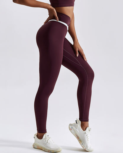 Leggings senza cuciture Natalie - Rosso