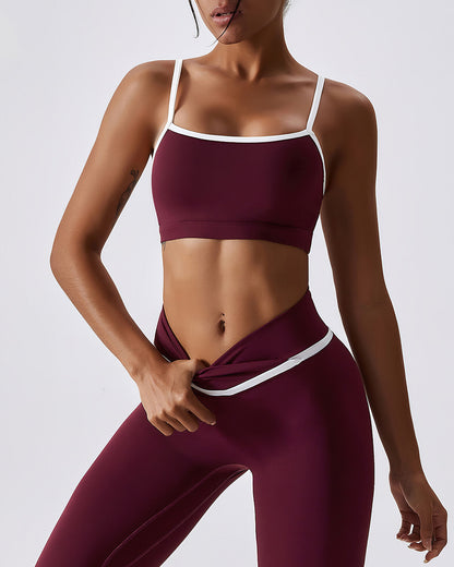 Leggings senza cuciture Natalie - Rosso
