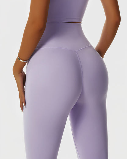 Leggings senza cuciture Paisley - Viola