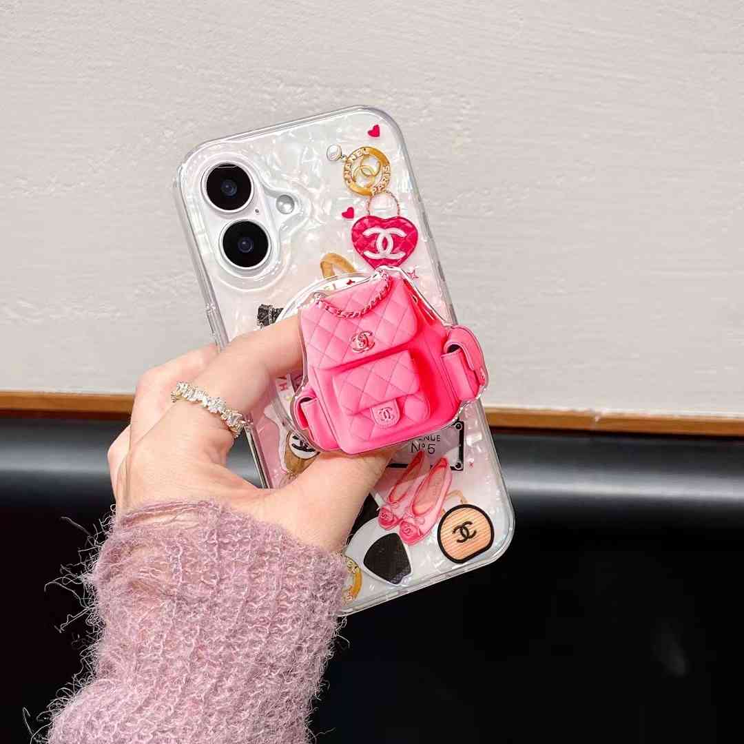 Fashion Bag Magnetic Bracket Case For iPhone
