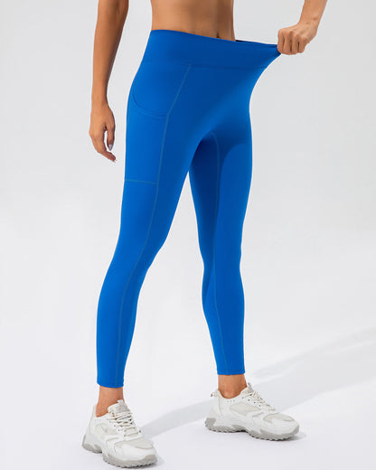 Leggings Sophie Scrunch Pocket - Blu
