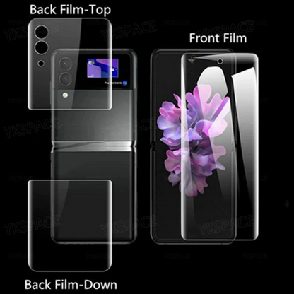 3 In 1 Hydrogel Film Screen Protector For Galaxy Z Flip 6/5/4/3