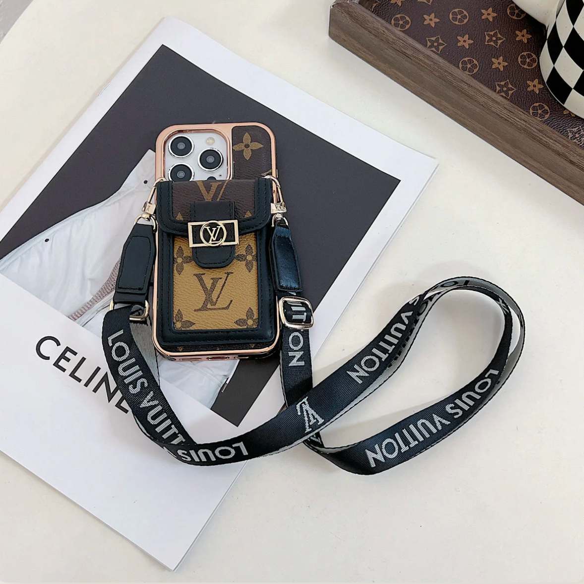 Custodia per telefono Queen Wallet per iPhone