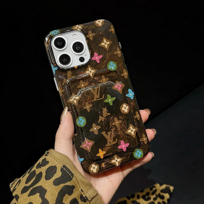 Shiny Embossed Design Phone Case For iPhone