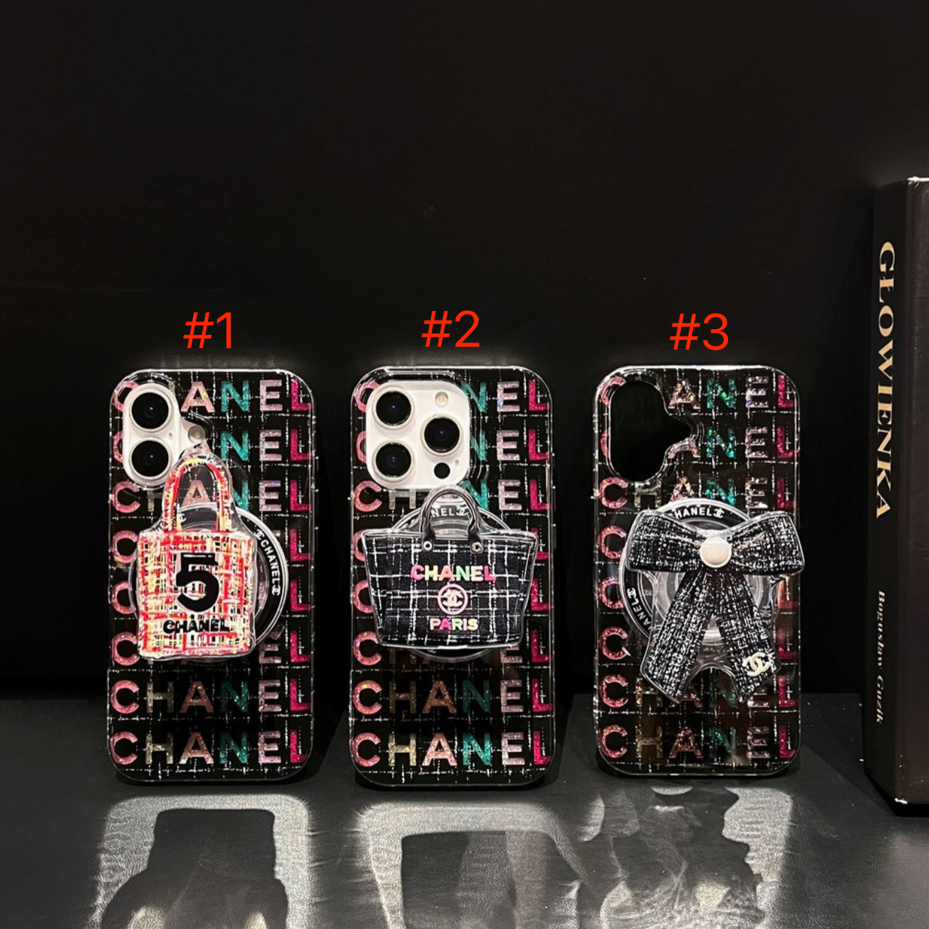 Custodia magnetica per telefono con borsa retrò per iPhone
