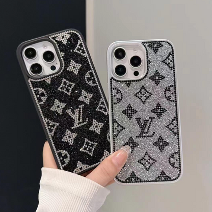 Custodia per telefono lucida di lusso per iPhone