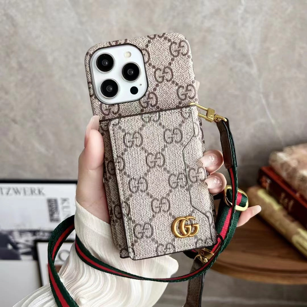 Card Luxury Phone Case For iPhone