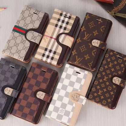 Custodia per Galaxy con cuciture in pelle per Samsung 