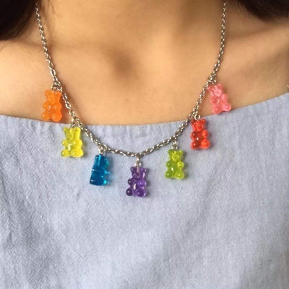 Y2K Gummy Bear Necklace