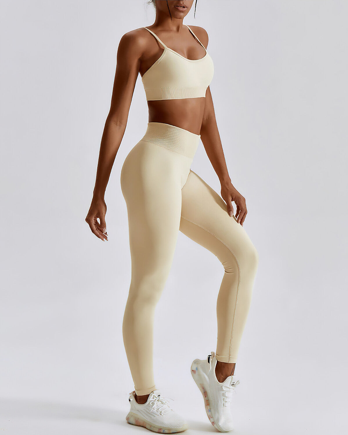 Leggings senza cuciture Zuri - Beige