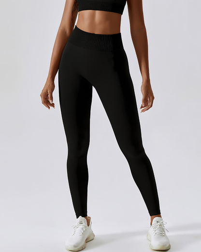 Leggings senza cuciture Zuri - Nero