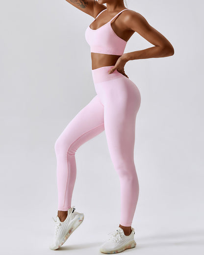 Leggings senza cuciture Zuri - Rosa