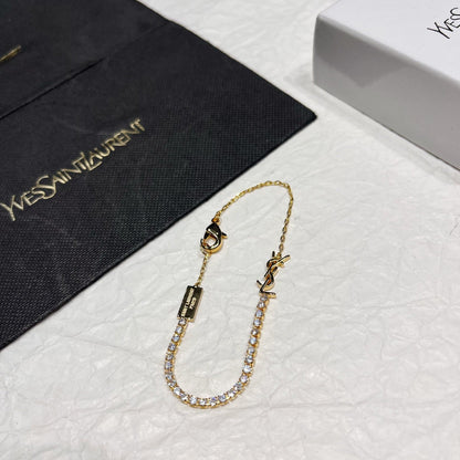 Braccialetto alla moda con strass