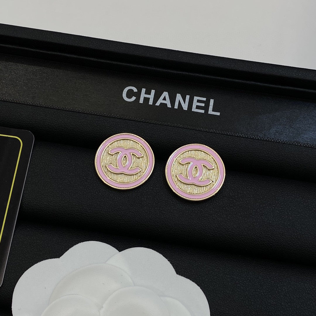 Vintage Round Metal Earrings