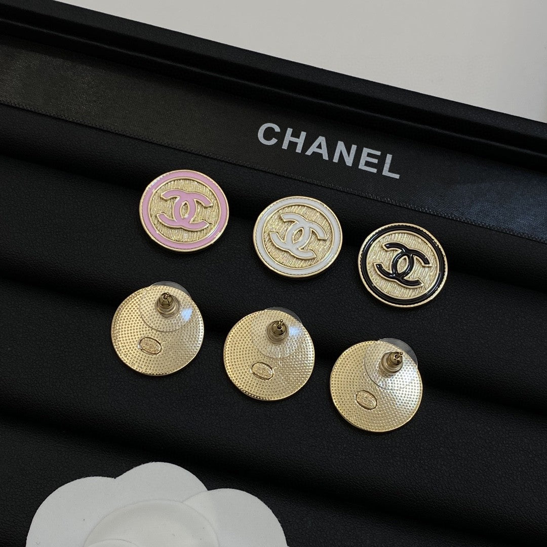 Vintage Round Metal Earrings