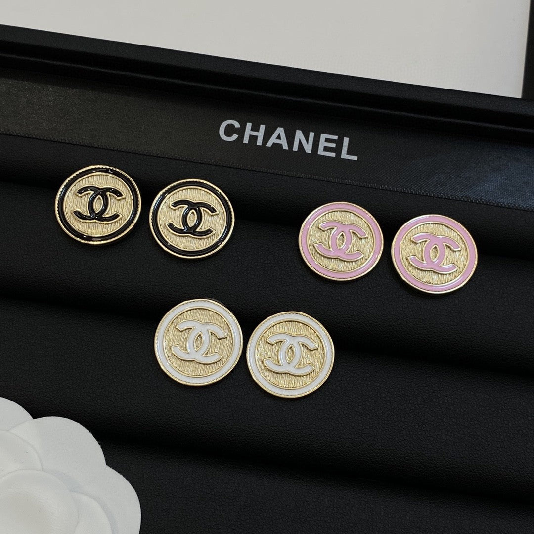 Vintage Round Metal Earrings