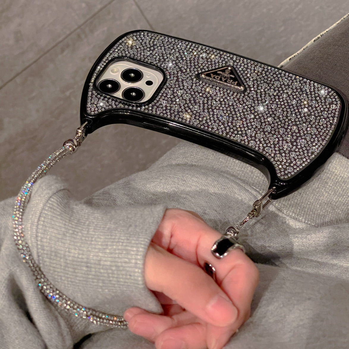 Custodia per telefono Full Diamonds per iPhone