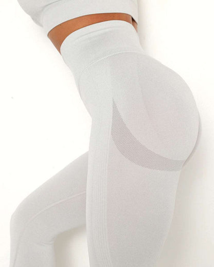 Amplify Scrunch Seamless Leggings - Light Gray